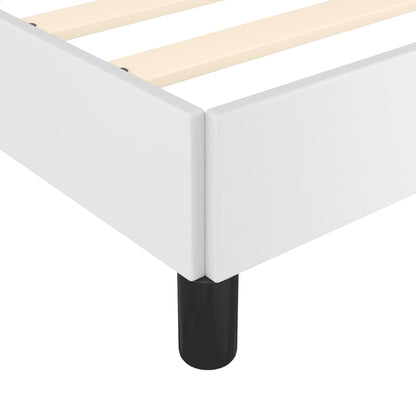 Giroletto senza Materasso Bianco 120x190 cm Similpelle | homemem39