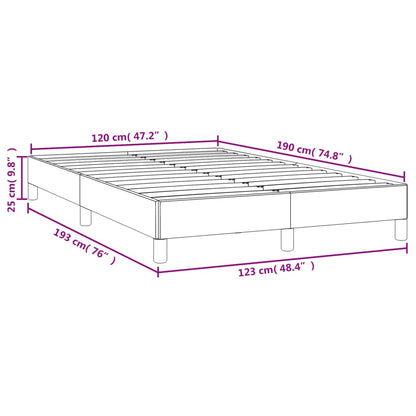 Giroletto senza Materasso Bianco 120x190 cm Similpelle | homemem39