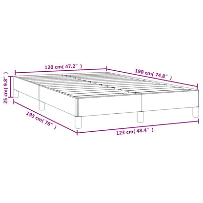 Giroletto senza Materasso Crema 120x190 cm Similpelle | homemem39