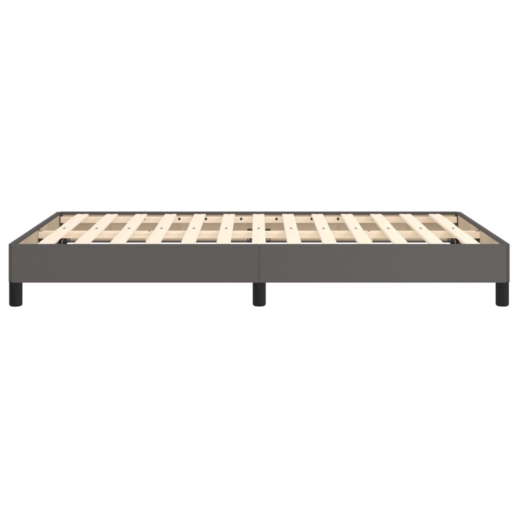 Giroletto senza Materasso Grigio 120x190 cm Similpelle