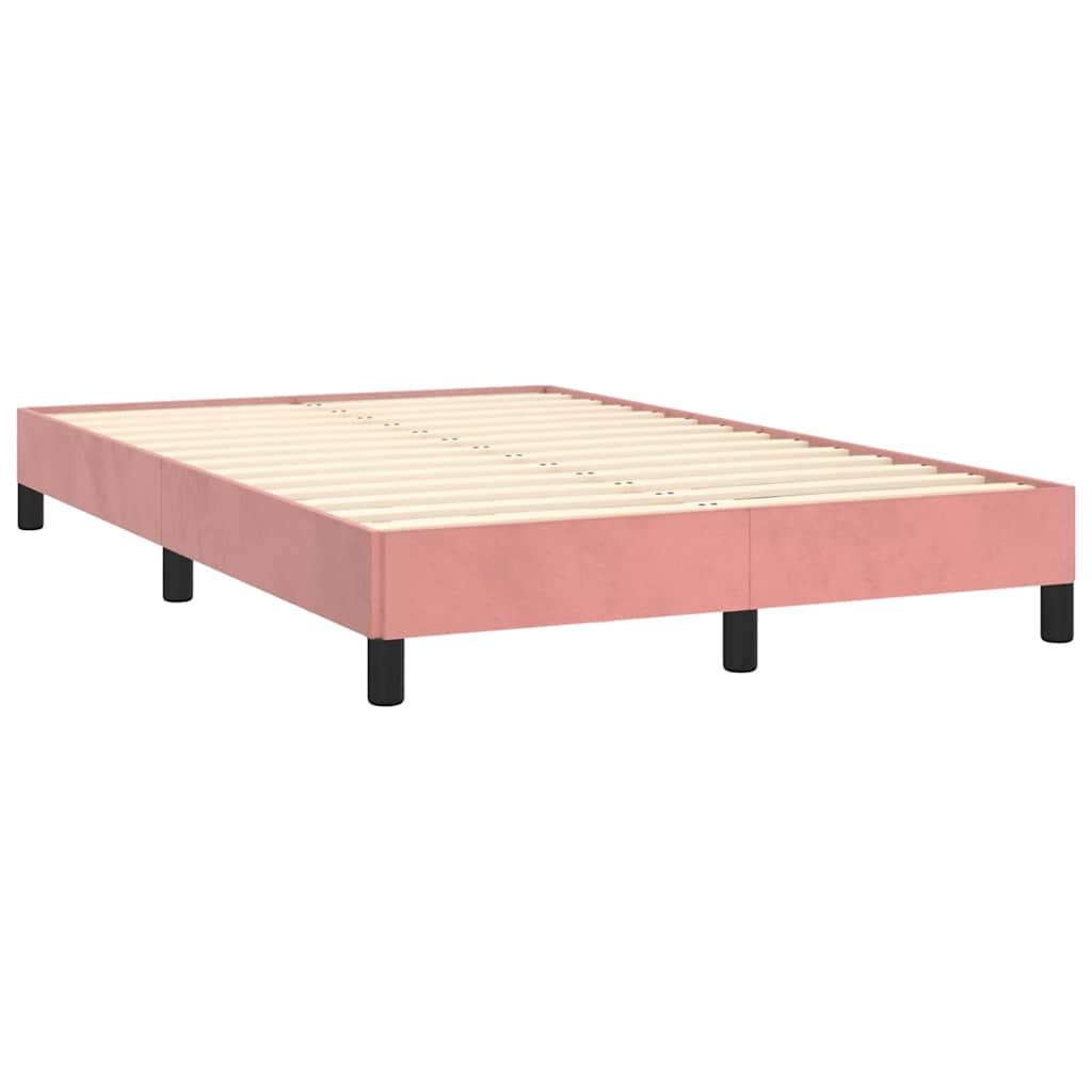 Giroletto senza Materasso Rosa 120x190 cm Velluto