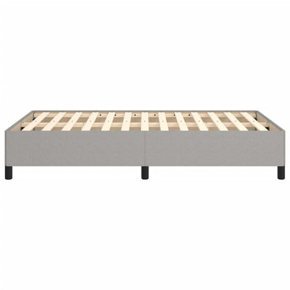 Giroletto senza Materasso Grigio Chiaro 120x190 cm in Tessuto