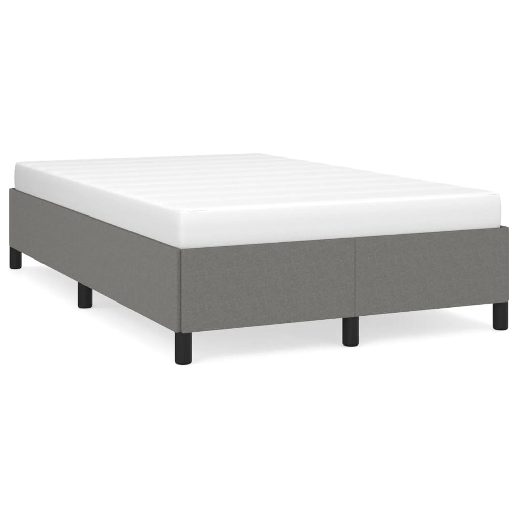 Giroletto senza Materasso Grigio Scuro 120x190 cm in Tessuto