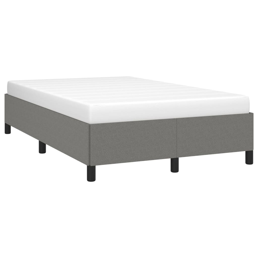 Giroletto senza Materasso Grigio Scuro 120x190 cm in Tessuto