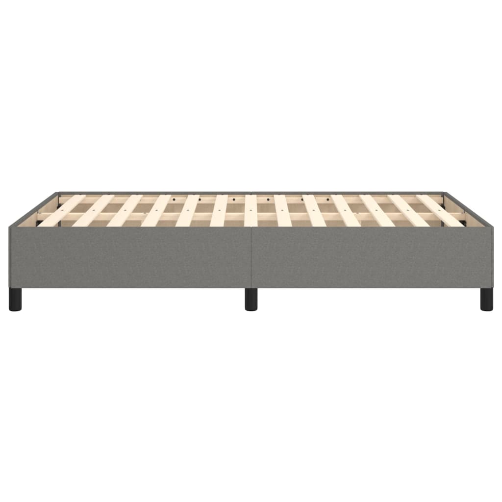 Giroletto senza Materasso Grigio Scuro 120x190 cm in Tessuto