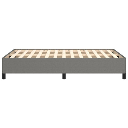 Giroletto senza Materasso Grigio Scuro 120x190 cm in Tessuto