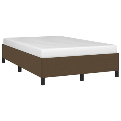 Giroletto senza Materasso Marrone Scuro 80x200 cm in Tessuto