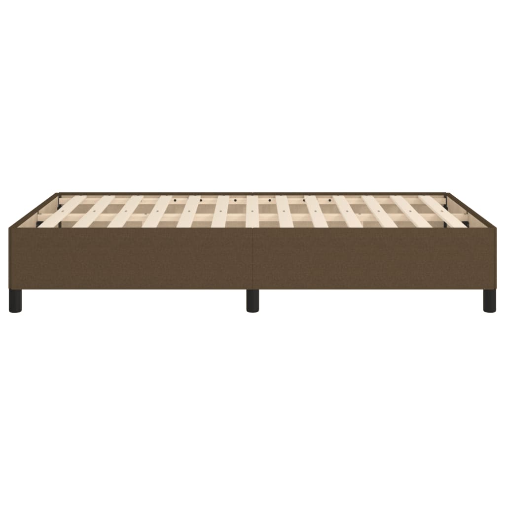 Giroletto senza Materasso Marrone Scuro 80x200 cm in Tessuto | homemem39