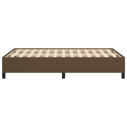 Giroletto senza Materasso Marrone Scuro 80x200 cm in Tessuto | homemem39