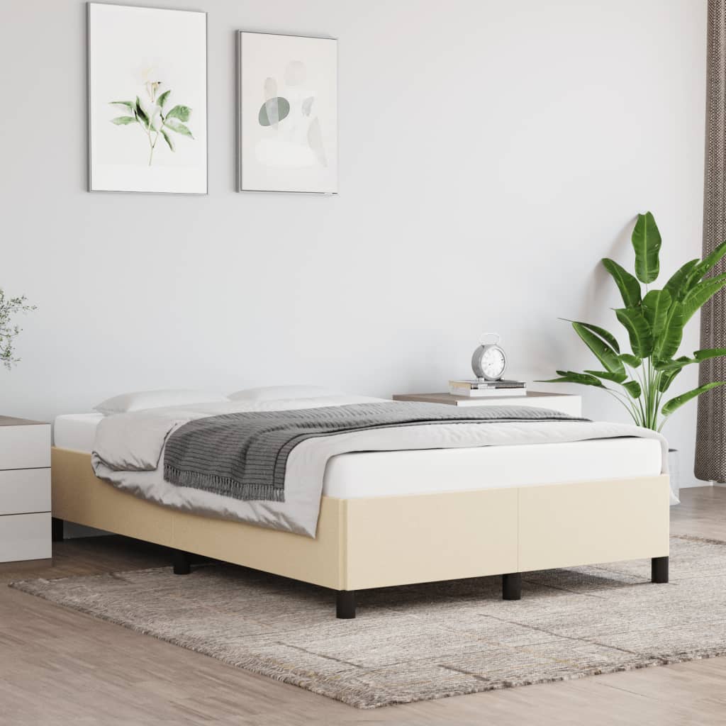Giroletto senza Materasso Crema 120x190cm in Tessuto | homemem39