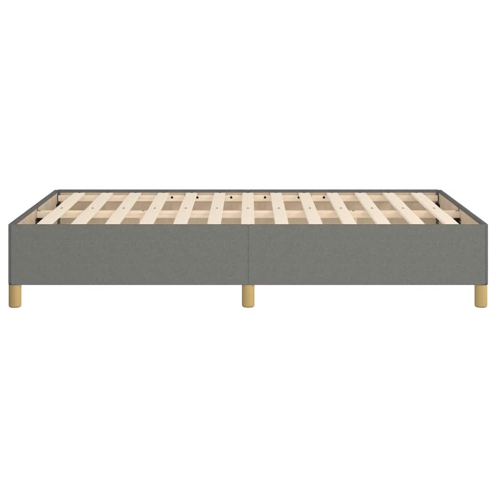 Giroletto senza Materasso Grigio Scuro 120x190 cm in Tessuto