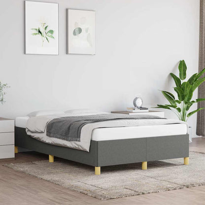 Giroletto senza Materasso Grigio Scuro 120x190 cm in Tessuto