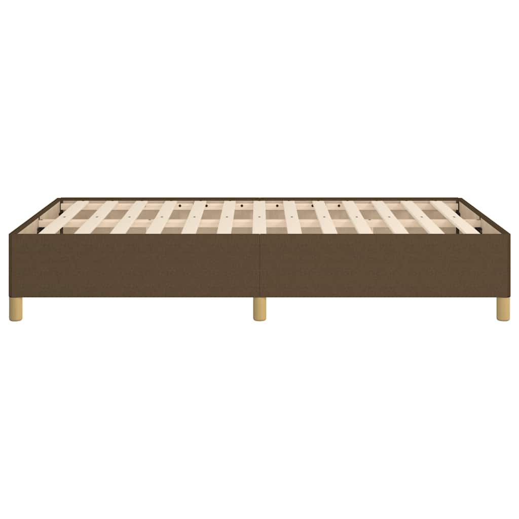 Giroletto senza Materasso Marrone Scuro 80x200 cm in Tessuto | homemem39