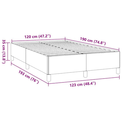 Giroletto senza Materasso Blu 120x190 cm in Tessuto | homemem39