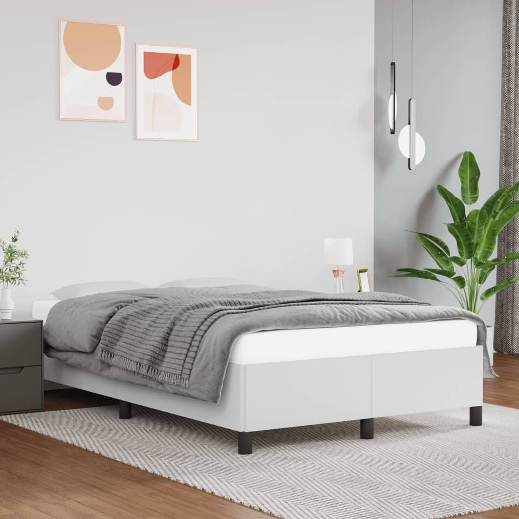 Giroletto senza Materasso Bianco 120x190 cm Similpelle | homemem39