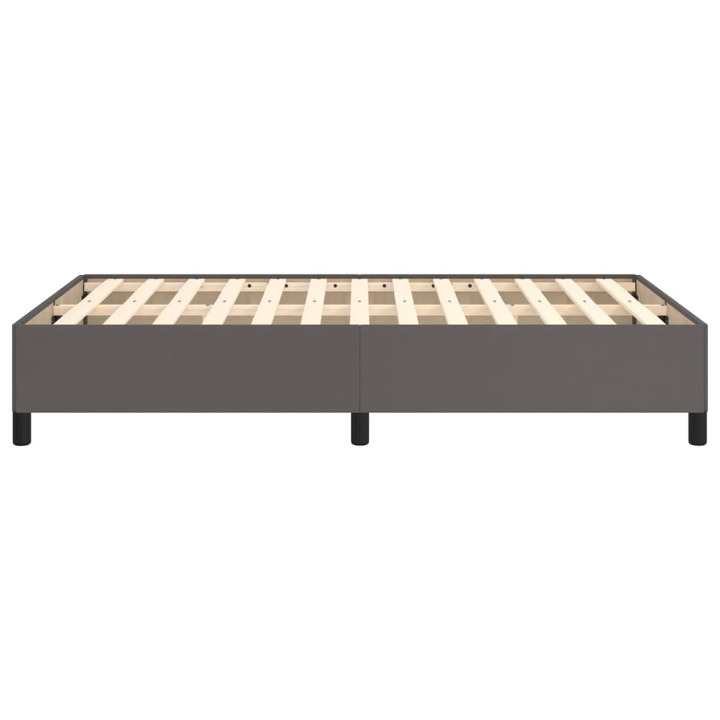 Giroletto senza Materasso Grigio 120x190 cm Similpelle | homemem39