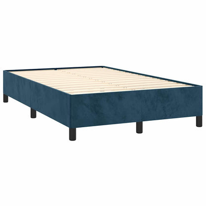 Giroletto senza Materasso Blu Scuro 120x190 cm Velluto | homemem39