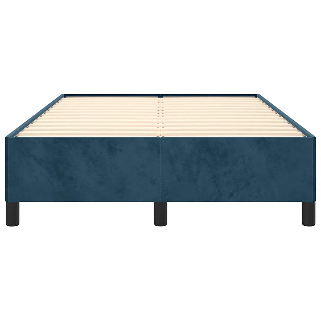 Giroletto senza Materasso Blu Scuro 120x190 cm Velluto | homemem39