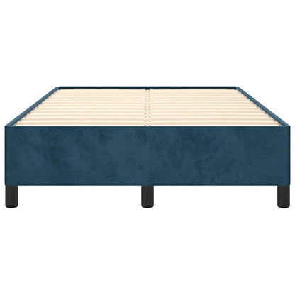 Giroletto senza Materasso Blu Scuro 120x190 cm Velluto | homemem39