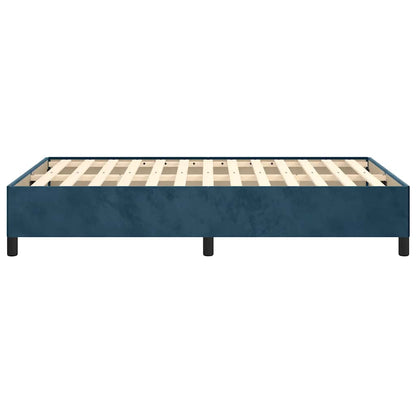 Giroletto senza Materasso Blu Scuro 120x190 cm Velluto | homemem39