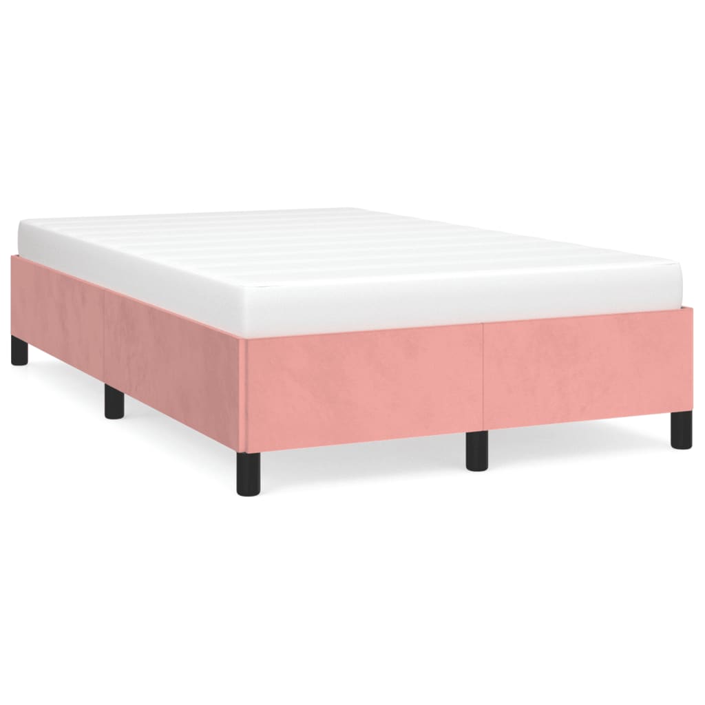 Giroletto senza Materasso Rosa 120x190 cm Velluto | homemem39