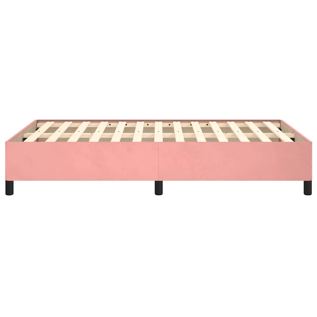 Giroletto senza Materasso Rosa 120x190 cm Velluto