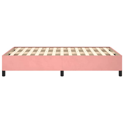 Giroletto senza Materasso Rosa 120x190 cm Velluto