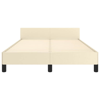 Giroletto senza Materasso Crema 120x190 cm Similpelle - homemem39