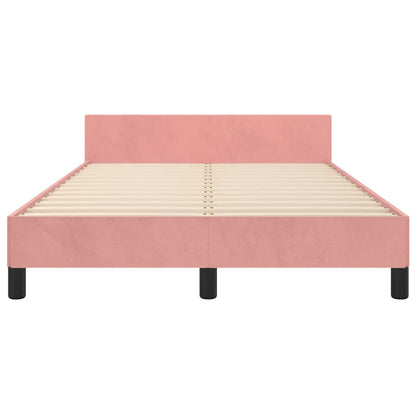 Giroletto senza Materasso Rosa 120x190 cm Velluto | homemem39