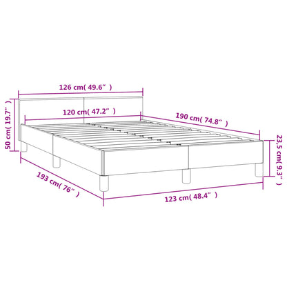 Giroletto senza Materasso Rosa 120x190 cm Velluto | homemem39