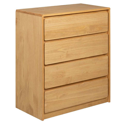 Comodino SAUDA Rovere 76,5x39x91 cm in Legno Massello di Pino - homemem39