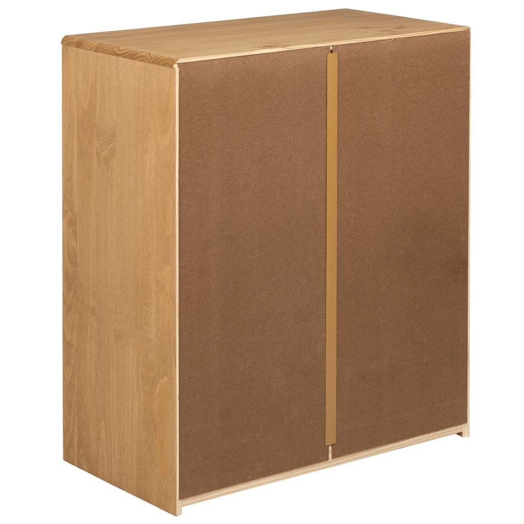 Comodino SAUDA Rovere 76,5x39x91 cm in Legno Massello di Pino - homemem39