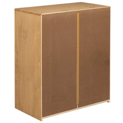 Comodino SAUDA Rovere 76,5x39x91 cm in Legno Massello di Pino - homemem39