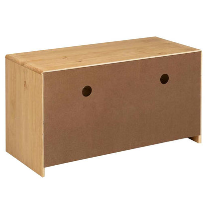 Mobile TV SAUDA Rovere 99x43x55 cm in Legno Massello di Pino | homemem39