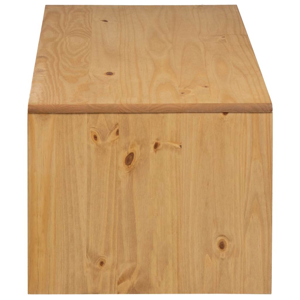 Tavolino Salotto SAUDA Rovere 99x55x45 cm Legno Massello Pino | homemem39