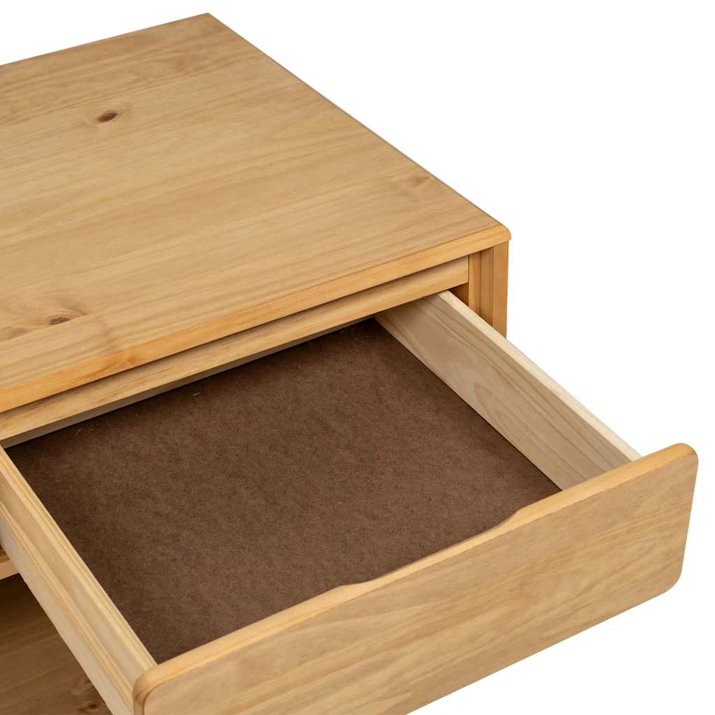 Tavolino Salotto SAUDA Rovere 99x55x45 cm Legno Massello Pino | homemem39