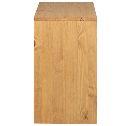 Credenza SAUDA 80x43x75,5 cm in Legno Massello di Pino | homemem39