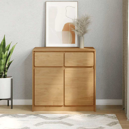 Credenza SAUDA 80x43x75,5 cm in Legno Massello di Pino | homemem39