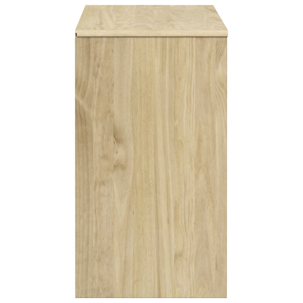 Credenza SAUDA Rovere 114x43x75,5 cm in Legno Massello di Pino - homemem39