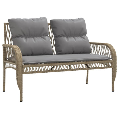 Set Divano da Giardino 4 pz con Cuscini in Polyrattan