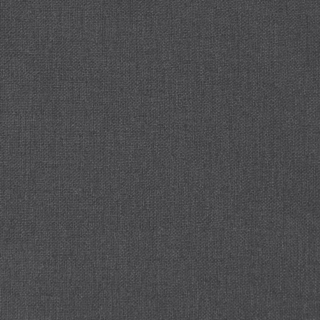 Cuscini Sedia Schiena Alta 2 Antracite Mélange 120x50x7 Tessuto - homemem39