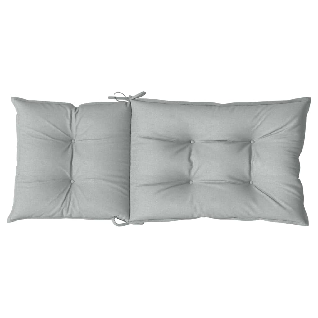 Cuscini Sedia Schiena Alta 6 Grigio Mélange 120x50x7 Tessuto | homemem39