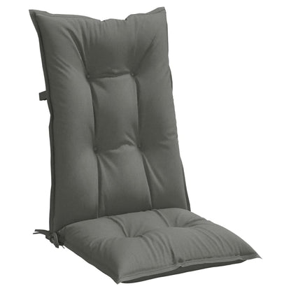 Cuscini Sedia Schiena Alta 6 Grigio Mélange 120x50x7 Tessuto | homemem39