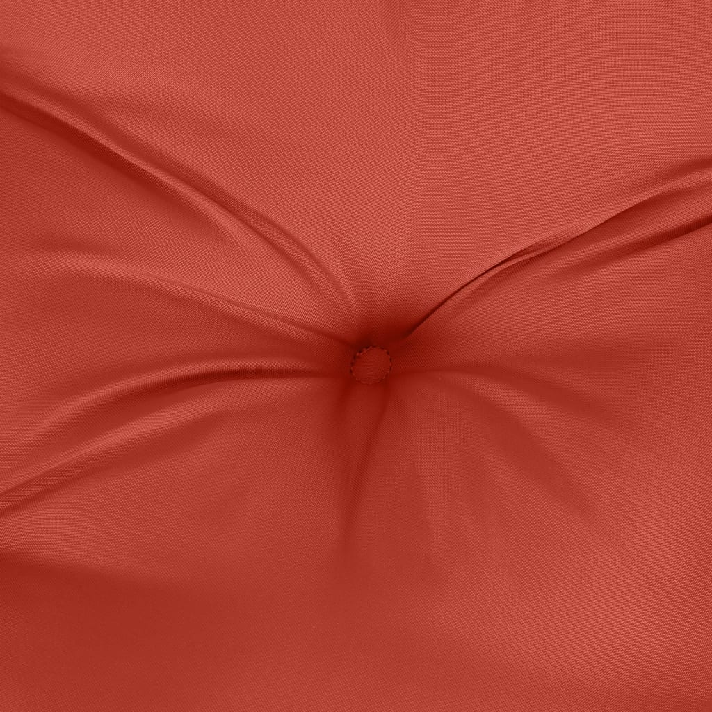 Cuscini Sedia Schiena Alta 6 Rosso Mélange 120x50x7 Tessuto | homemem39