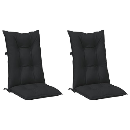 Set di cuscini per sedia alta 2 pcs Melange nero | homemem39