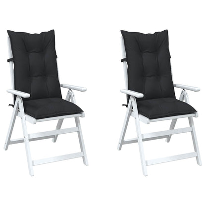 Set di cuscini per sedia alta 2 pcs Melange nero | homemem39