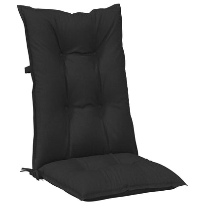 Set di cuscini per sedia alta 4 pcs Melange nero | homemem39