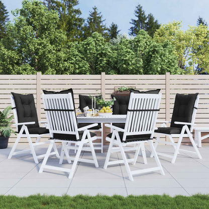 Set di cuscini per sedia alta 6 pcs Melange nero | homemem39