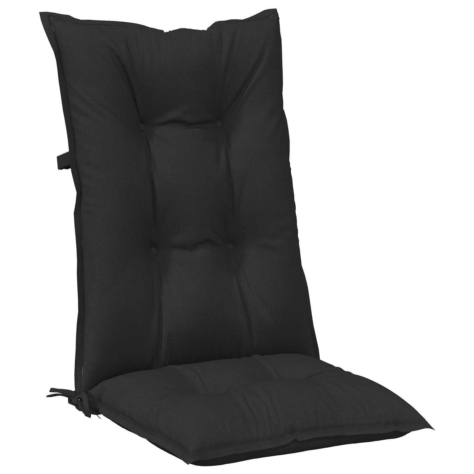 Set di cuscini per sedia alta 6 pcs Melange nero | homemem39