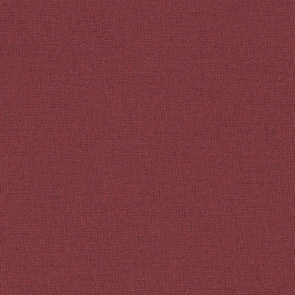 Cuscini Sedia Schiena Alta 4 Rosso Vino Mélange 120x50x7 cm | homemem39